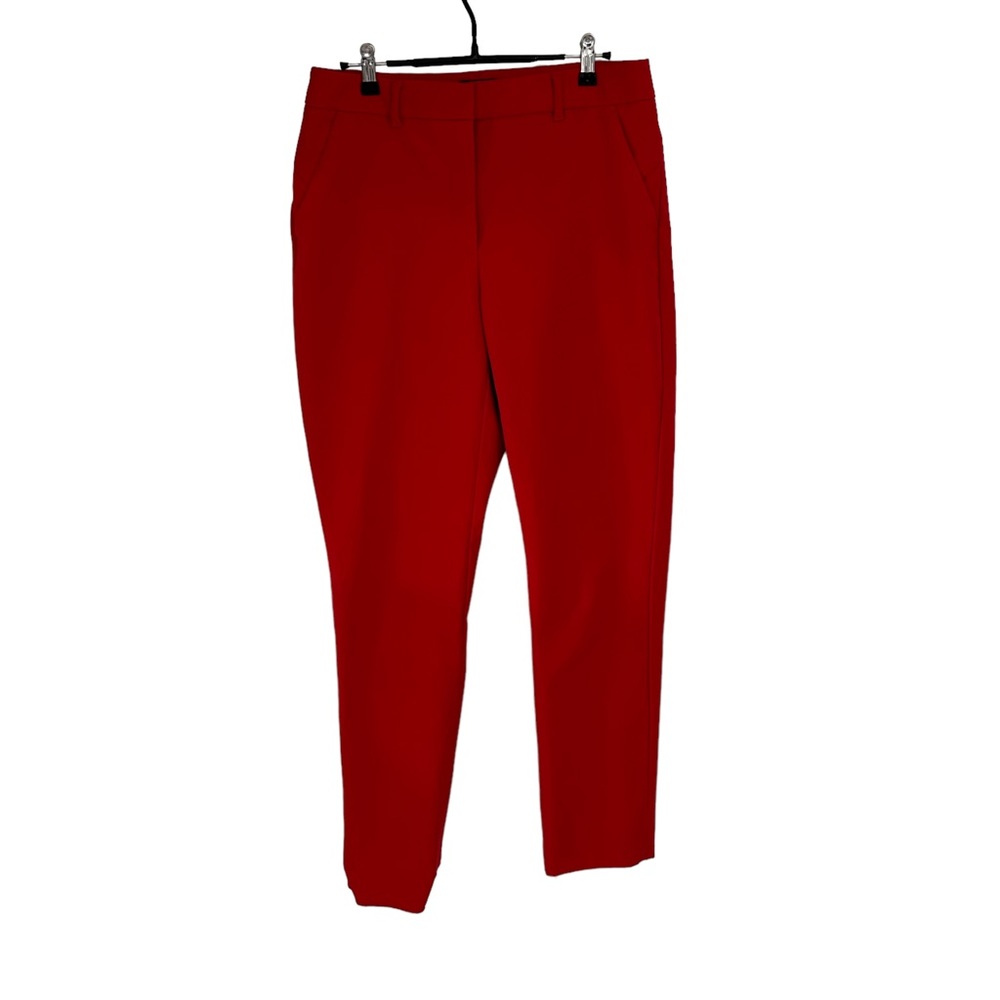 Curvy-Fit Comfort Stretch Slim Ankle Pants 8 Long